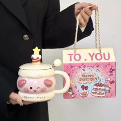 Birthday Gift for a Best Friend, Practical and High-End Cup Gift Box, Mug Gift, Ceramic Cup, Souvenir Gift