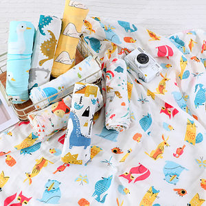 
Double-layer gauze bamboo cotton wrap baby wrap single infant swaddle wrap children's bath towel quilt blanket baby products