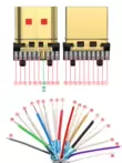 Đầu nối cáp độ phân giải cao không hàn HDMI 2.0 Đầu nối cáp độ phân giải cao không hàn HDMI Đầu nối cáp độ phân giải cao 4K khối thiết bị đầu cuối sửa chữa cáp độ phân giải cao