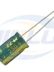 250V22UF tụ điện mới cắm trực tiếp tần số cao điện trở thấp tập 10*16mm 250 volt 22uF microfarad đơn vị tụ điện Tụ điện