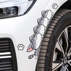 Car Wheel Arch Stickers, Body Scratch Cover, Bumper Scratch Cover, Decorative Electric Vehicle Waterproof Car Stickers