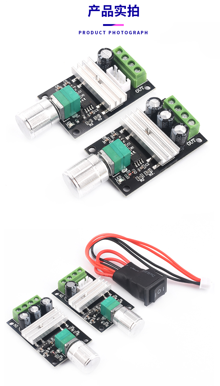 Governor - Pwm motor speed control module 6v-28v3a | Xinwei