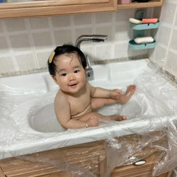 Disposable Bathtub Cover, Travel Hotel Bath Bag, Extra Large Thickened Bath Bag, Bath Tub Plastic Film Bath Bucket