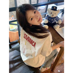 Star Print Short-Sleeve T-Shirt for Women, Summer 2026 New Popular Design, Niche American Style Loose Half-Sleeve Top