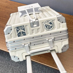 Travel Aluminum Frame Trolley Suitcase Large Capacity Luggage for Women 28inch Travel Suitcase 24 Leather Suitcase 20 for Men Durable and Sturdy