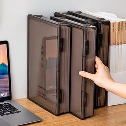 Document A4 Storage Box for Home Use, Property Certificate, Household Registration Book, Certificate File Organizer, Office Important Document Archive Box