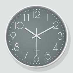 Nordic Light Luxury No-Drill Wall Clock for Living Room, Home Use, Stylish, Modern, Simple Wall-Mounted Clock, No-Drill Installation