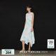 LILY2025 Spring New Women's Clothing Design New Chinese Lacquer Art Smudged Round Neck Casual Sleeveless Vest Dress
