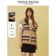 TeenieWeenie Bear Outlet Retro Fashionable Loose Jacquard V-neck Sweater Vest Vest Women
