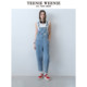 TeenieWeenie Bear Outlet Women's Spring Loose Vibrant Jeans Overalls Pants