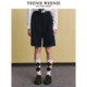 TeenieWeenie Bear Ole Spring Fashionable Academy Style Cropped Pants Loose Korean Style Straight Women
