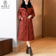 Big brand new Xiangyun Said down jacket Female big size goose down jacket Mom is expensive and thin, mid -length jacket
