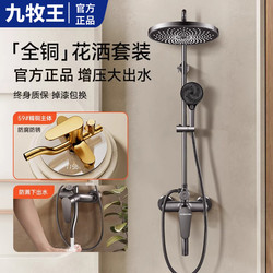 Thickened All-Copper Shower Head Set for Home Bathroom, Universal Showerhead for Bathroom, Shower, and Toilet