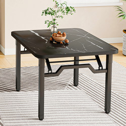 Foldable Table, Dining Table for Home Use, Small Apartment Dining Table, Special Table for Playing Cards, Barbecue Table, Small Table for Setting up Stalls