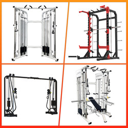Smith Machine Comprehensive Trainer Gym Little Bird Gantry Multi-Functional Household All-In-One Squat Bench Press Rack
