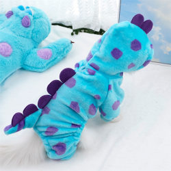Teddy dog ​​and cat autumn and winter cat four-legged clothes medium-sized dog flannel transformation outfit dog pet supplies clothing