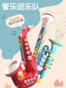 Trẻ em đặc biệt nhỏ kèn còi đồ chơi âm nhạc saxophone thổi nhạc cụ kèn kèn harmonica cho bé có thể chơi được