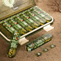 Pill Box, Seven-Day-A-Week Medicine Dispensing Box, Portable Small Medicine Storage Box, One-Month Pill Cutter for the Elderly