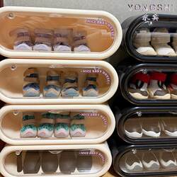 Dog Shoe Storage Box, Pet Supplies, Multi-Functional Storage Box, Small Dog Rain Shoe Organizer, Transparent Shoe Box