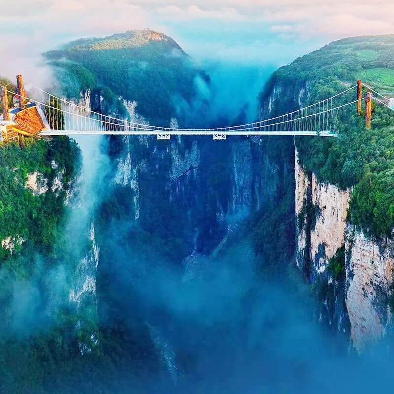 【一价全包】湖南张家界旅游3天2晚天门山玻璃栈道森林公园玻璃桥