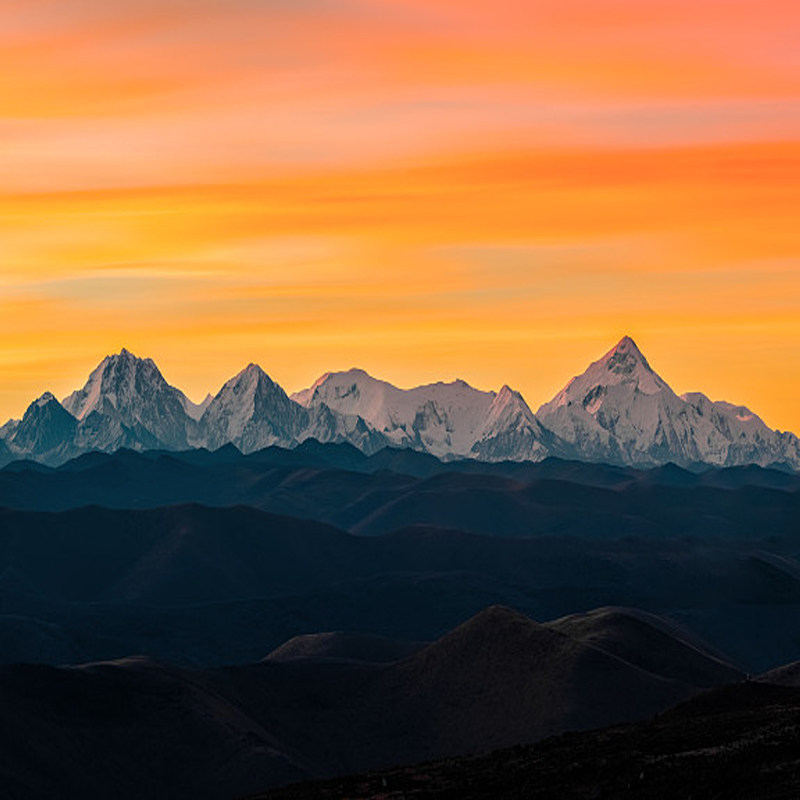 重庆川西三日游墨石鱼子西四姑娘山九寨沟毕棚沟达古冰川3日跟团