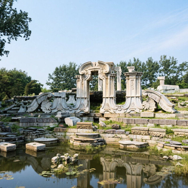 北京一日游旅游八达岭长城颐和园圆明园含门票讲解无购物跟团游