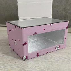 Transparent Insulated Box for Sandwiches, Rice Balls, Burgers, Cooked Food, Outdoor Commercial Use, Stall Setup, Desserts, Yogurt, Food Foam Box