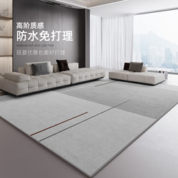 Living Room Carpet 2025 New Model, Washable and Wipeable, Bedroom Sofa Home Use, Light Luxury High-End Feel, Large Area Full Coverage