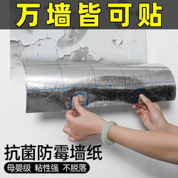 3D Stereo Wall Stickers for Gray Walls, Special Wallpaper, Self-Adhesive, Waterproof, Moisture-Proof, Mildew-Proof, Bedroom Warm Renovation Wall Wallpaper