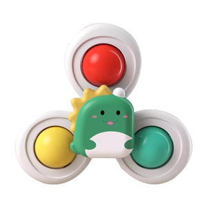 Children's cartoon suction cup rotation toys spin the gyroscope baby can bite the baby 0-1 years old puzzle 6
