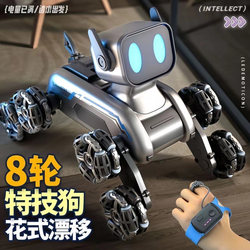 Intelligent Robot Dog Remote Control Car Children's Toy Children's Day Gift for Boys Mechanical Dog 2026 New Model Gesture Dual Control