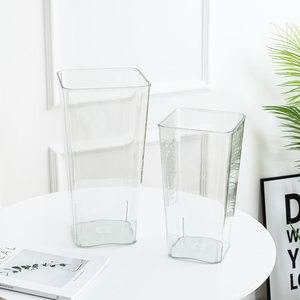 Acrylic anti -crash flower bottle ornament living room flower arrange
