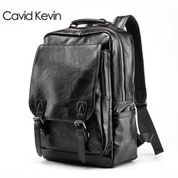 Cavid Kevin European and American Fashion Men's Backpack Large Capacity Casual Bag Computer Bag Student Business Backpack