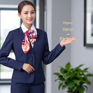 Chunlan China Unicom work clothes women's spring suit China Unicom business hall work clothes work clothes jacket