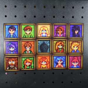 
Stardew Valley 5*5cm magnetic refrigerator magnet (thickness 3+1mm)