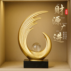 【Wealth and Prosperity】2025 New Original Art Soft Decoration Pieces for Cabinets and Living Rooms, High-End Light Luxury Decorations