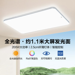 Panasonic Large Living Room Ceiling Light 200W High-Power Full-Spectrum Eye-Protection Simple Bedroom Whole-House Lighting Fixture Songcan