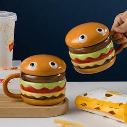 Internet-Famous High-Quality Ceramic Water Cup, Coffee Cup, Tea Cup, Mug for Home and Office Use, with Lid for Drinking Water