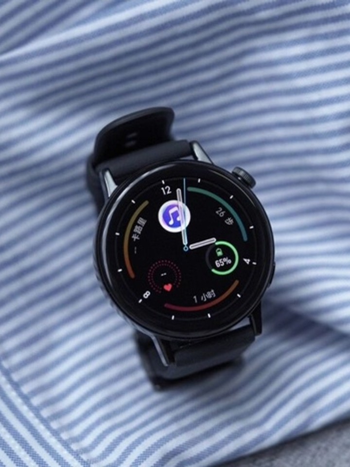 华为watch gt3蓝牙通话手表-蜜棕马尾