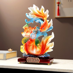 Year after Year, There Are Fish Home Decorations for the Living Room, Entrance Hall, Wine Cabinet, Tv Cabinet, Fortune-Attracting Ornaments, Housewarming Gifts