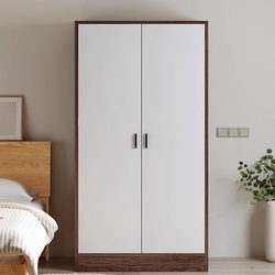 Eisen Solid Wood Wardrobe New Model 2025 Popular Small Apartment Small Room Wardrobe Home Bedroom Storage Simple