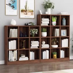 Abison Solid Wood Children's Simple Floor-Standing Bay Window Bookshelf Small Wall-Mounted Combination Multi-Layer Student Living Room Storage Bookcase