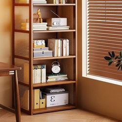 Yangman Bookshelf Floor-Standing Storage Rack Integrated Living Room Narrow Gap Cabinet Simple Multi-Layer Storage Bookcase Against the Wall Storage