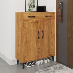 Yアメリ Shoe Cabinet for Home Use, Simple and Modern Storage for Entryway, Small Entryway Cabinet with Large Capacity for Hallway