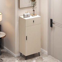 Yangman Shoe Cabinet for Small Apartments, Simple Modern Narrow Entryway Storage Cabinet for the Hallway, Balcony