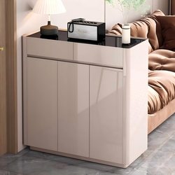 Luxurious Double-Sided Shoe Cabinet for Home Use, New Model 2025, Popular Entryway Partition, Integrated Floor-Standing Large Capacity
