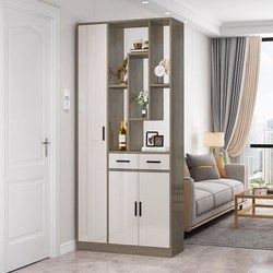 Aojing Entryway Cabinet, Shoe Cabinet Integrated with Entrance Sofa Partition Cabinet, Doorway Screen Cabinet, Living Room Partition Cabinet