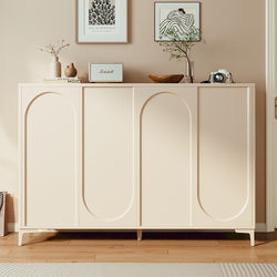 Yiqimei Cream Style Shoe Cabinet for Home Entrance, Integrated Storage, Economical 2024 New Model Yq