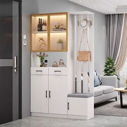 Eisen's Entryway Cabinet Partition, Integrated Shoe Cabinet and Screen, Living Room Light Luxury Entrance Wine Cabinet, Household Cabinet