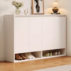 Abison Home Entryway Small Apartment Versatile 2024 New Model Entryway Balcony Solid Wood Large Capacity Shoe Storage Cabinet